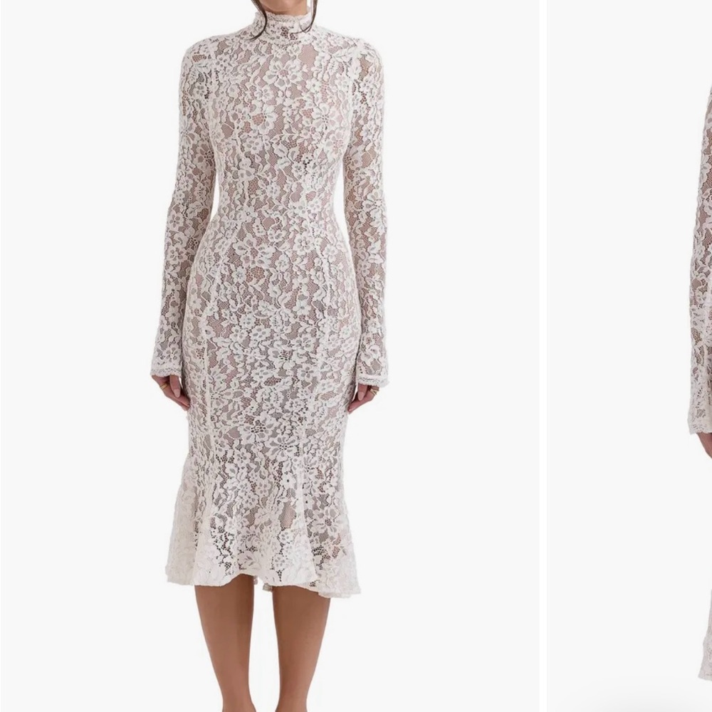 House of CB midi lace dress